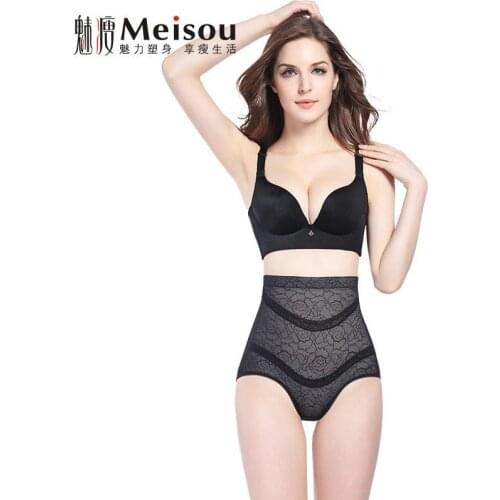 New Women Underwear Lace Slimming Body ShaperWear High Waist Abdomen Butt-lifting Cincher Briefs