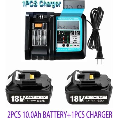 Rechargeable Lithium-ion 18650 Makita Battery 18V 10ah For Power Tools BL1830 BL1840 BL1850 DC18RC DC18SF Li-ion