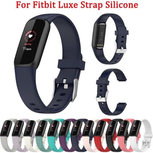 NEW Strap for Fitbit Luxe Silica Strap Replacement Wrist Belt Sports Strap for Fitbit Luxe Smart Watch Band Accessories Strap