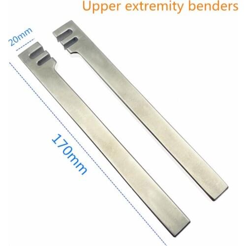 Bending Irons Upper extremity bone Irons Bender Plate Bending Plier seterinary orthopedics Practice Instruments 2pcs/set