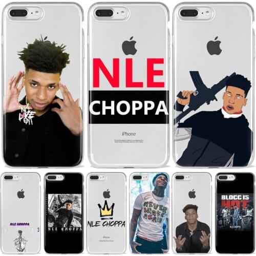 NLE CHOPPA Rapper Soft Silicone Case For iPhone Xr Xs 11 12Pro Mini Max X 8 7 6 6S Plus SE Phone Case 8 Plus Fundas Back Coque