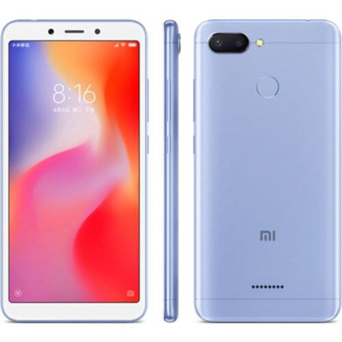 Xiaomi Redmi 6 googleplay phone with Global framework 4GB 64GB Mobile Phone for kis for talking AI Face Unlocking used
