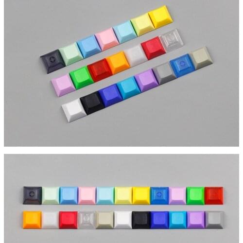 10pcs Replace Key Cap Colorful DSA 1 X 1 No Letter PBT Keycaps for Cherry Mx Switches Mechanical Keyboard