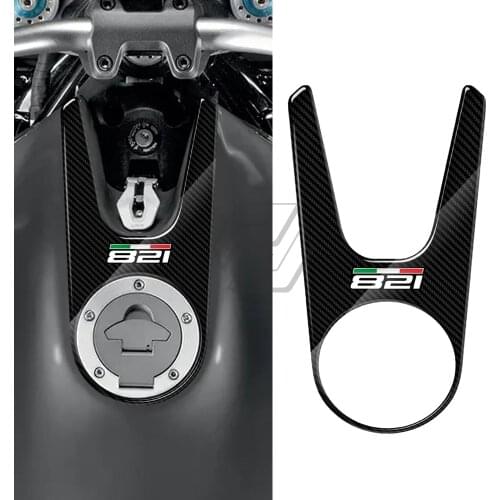 3D Carbon-look Motorcycle Tank Pad Protector Case for Ducati Monster 821 2015-2017