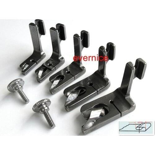 5 Sets Size High Shank Hemmer Feet For Consew Feiyue Singer Tacsew Typical