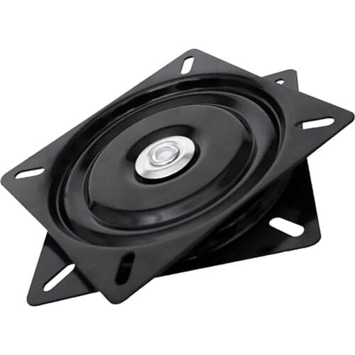 7'' Heavy Duty Bar Stool Swivel Replacement Bar Stool Swivel Plate Black