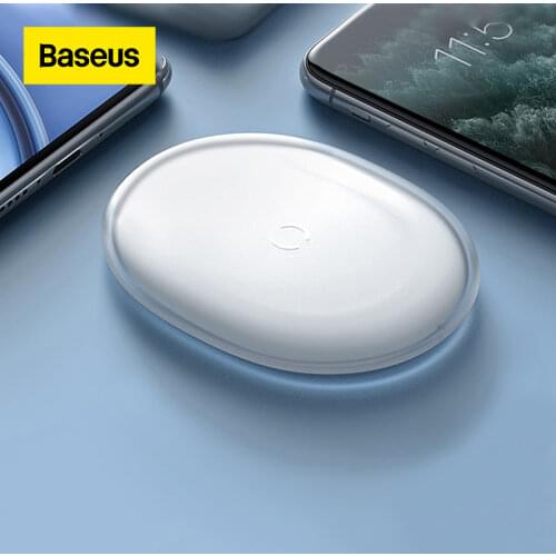 Baseus Jelly Wireless Charger 15W Fast Qi Wireless Charger For iPhone Airpods Pro Quick Wireless Fast Charging Pad Phone Charger