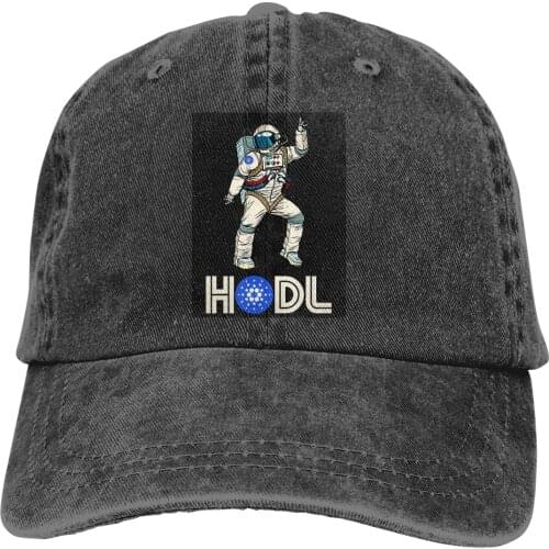 Disco Astronaut Hodling ADA - Hodl Space Man Baseball Cap Men Cardano Coin ADA Cryptoc Caps colors Women Summer Snapback Caps