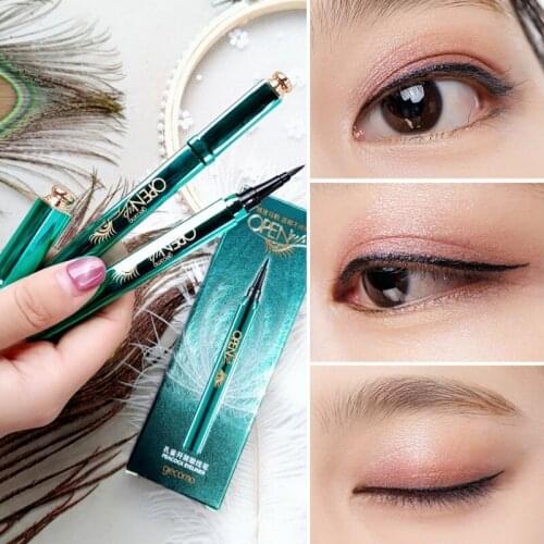 Black Waterproof Liquid Eyeliner Makeup Tool Eyeliner Stencils Template Shaper Model eyebrow definition shaping YH2206