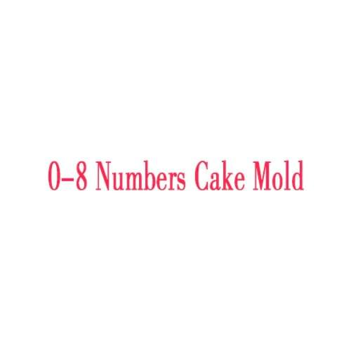 PET 0-8 Numbers Cake Mold Dessert Decorating Tools 4/6/8/10/12/14inch