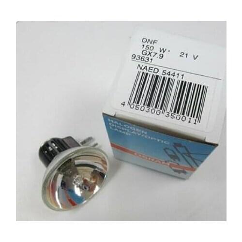 For DNF 21V150W GX7.9 halogen lamp,21V 150W projection light bulb,NAED 54411,Endoscope fiber optic light source