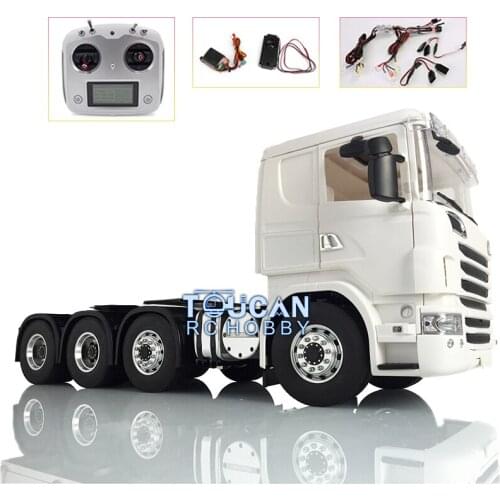 LESU 1/14 RC Metal 8*8 Chassis Hercules R730 Sca Cabin Tractor Truck W/ Radio THZH0673-SMT3
