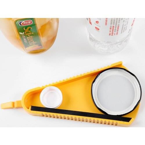 Multi Function Bottle Opener Opener Cans Silicone Handle Easy to Use for Children, Elderly Home Utility Gadgets Kitchen Tools