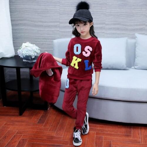 New 2019 Baby Boys Girls Warm Set Winter Cartoon Cat Kids Thickening Hooded Vest+Sweater+Pant 3Pcs Sport Suits Children Clothing