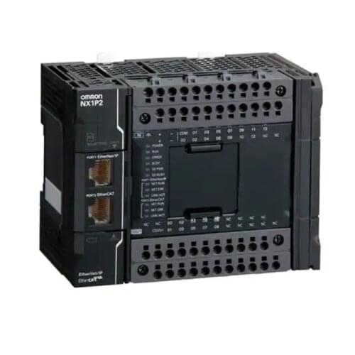 NX1P2-9024DT1 NX PLC CPU - 14 Inputs, 16 Outputs, EtherCAT, EtherNet/IP Networking, Computer Interface