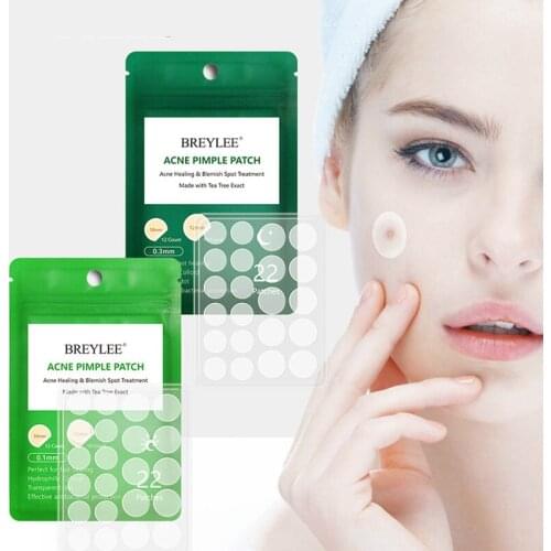 Tea Tree Acne Pimple Patch Invisible Acne Stickers Treatment Acne Face Cream Repair Acne pimple Smoothing skin Face Car