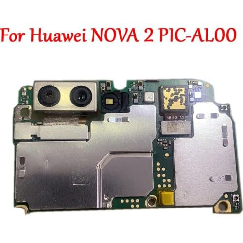 Tested Work Original Unlock Motherboard For Huawei NOVA 2 Nova2 PIC-AL00 Main board Logic Circuit Electronic Chips 64GB