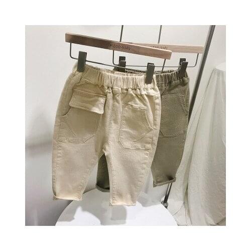 Boys Pants 2019 Fashion New Childrens Clothing Kids Boys Casual Pants Baby Boy Harem Pants Toddler Solid Sport Trousers 2-7Y