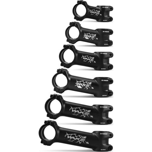 WAKE A001 10 Degree Bicycle Stem Ultralight Bicycle Stem Mountain Road Bike Stem for 31.8mm Handlebar 60 70 80 90 100 110 mm