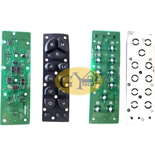 YN50E00001P5 YN17M00008F5 YN50E00001F1 bottonConsole Control Board, Control Plate Button lamp boar for Kobelco SK200-3 SK200LC-V