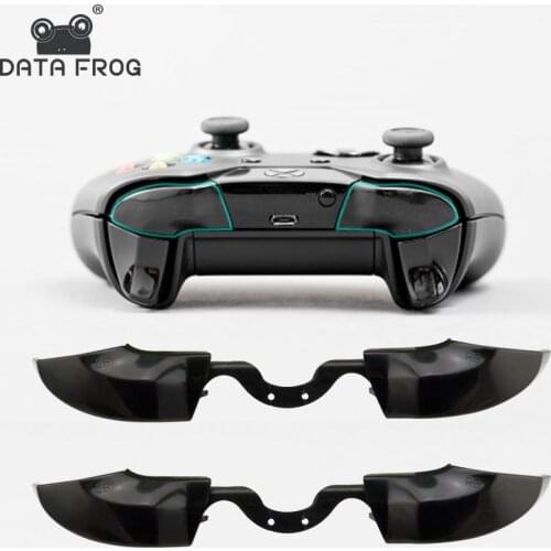 Data Frog Trigger Parts Replacement LB RB Bumper Button For Microsoft Xbox One 3.5mm Controller For Xbox One Elite Controller