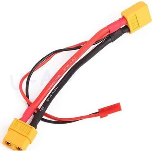1pcs XT60 Male Convert to XT60 Female & JST Female Conversion Charger Cable Dropship