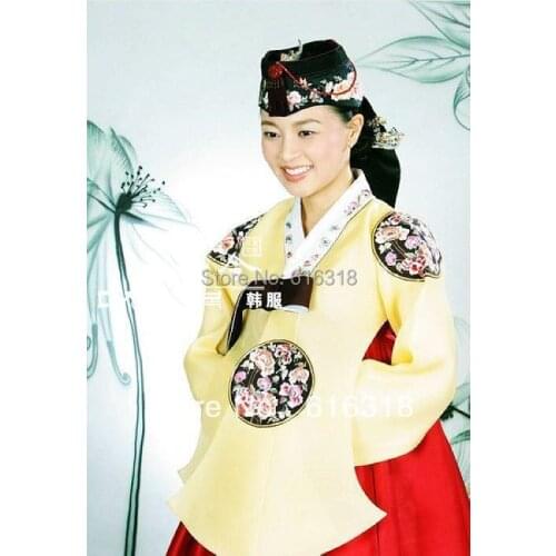 9 Types Multicolor Genuine Traditional Korea Royal Empress Costume Clothes Stage Clothing or Photography Use Free Shipping