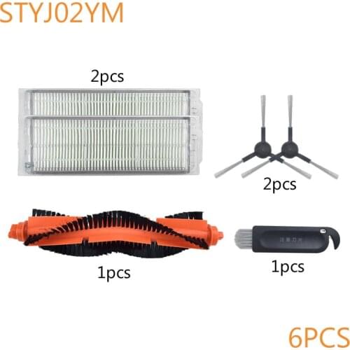 Robot vacuum cleaner main side brush filter accessories for xiaomi mijia mi styj02ym vacuum sweeping tool parts