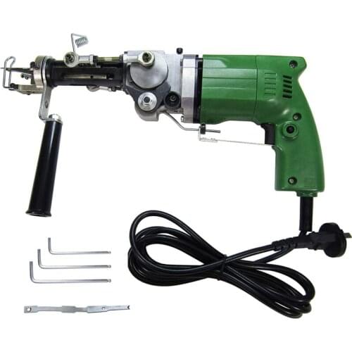 220V 2400RPM Carpet Tufting Gun Electric Manual Tufting Machine Industrial Grade Cut Pile And Loop Pile Power Tool Accessories