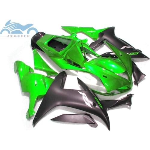 Customized motorcycle fairing Kits fit for YAMAHA 2002 2003 YZFR1 02 03 YZF R1 sports fairings green black body parts RG49