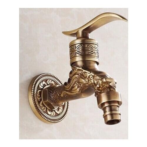 Brass Antique bronze bibcock, cold tap, washing machine faucet, toilet bibcock, copper bibcock,tap,Garden faucet