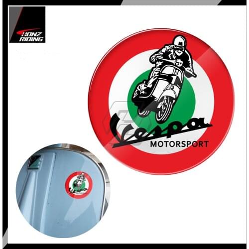 For Piaggio Vespa Sprint GTS GTV LX PX GS 3D Motorcycle Decal Italy Flag Sticker