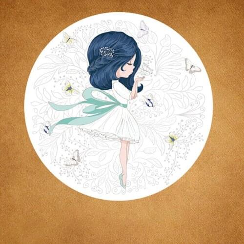 Butterfly little girl Patches DIY Iron On Transfer For Clothes Iron Heat Transfer Vinyl Patch Sticker Thermal Applique Badge