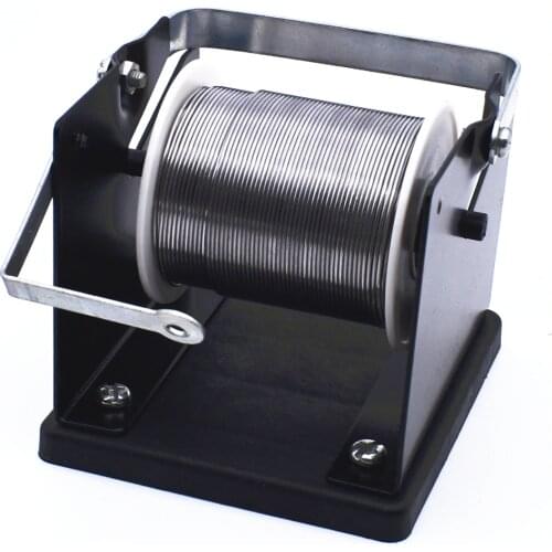 200g 1.0mm Solder Wire with Stand Holder Support Adjustable Solder Reel Dispenser 63/37 Tin Welding Wires Soldering Supplies