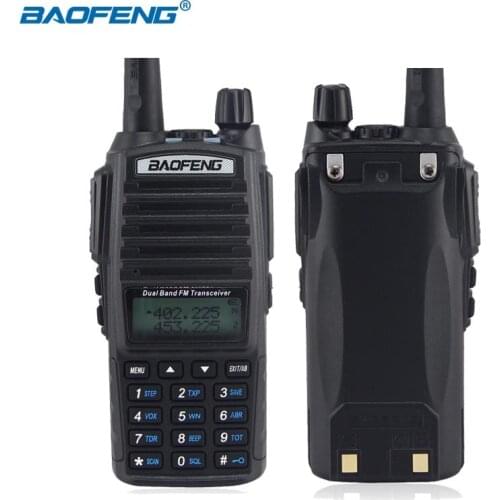 6PCS Original Baofeng UV-82 Two Way Radio UV 82 UHF VHF Walkie Talkie Double PTT Portable Transceiver CB Ham Radio Pofung UV82