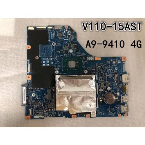 Original laptop Lenovo V110-15AST Motherboard Main Board CPU A9-9410U UMA 4G FRU 5B20L80178