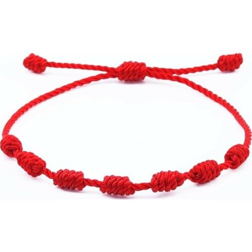 Simple Handmade Lucky Red Bracelet for Kids Red Rope Knot Bracelets Baby Lucky Bracelet Jewelry Bijoux Gifts