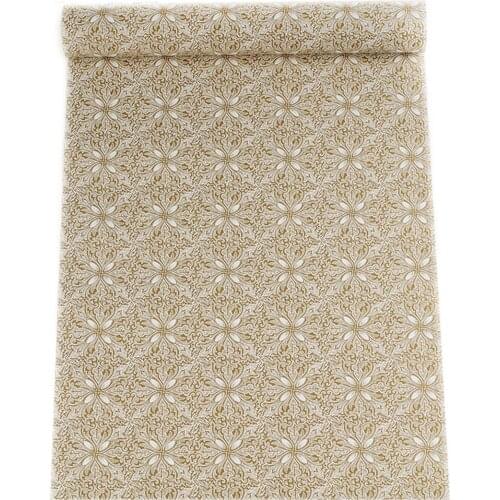 GLOW4U Self Adhesive Vintage Floral Drawer Shelf Liner Vinyl Contact Paper for Walls Cabinets Dresser Drawer Furniture