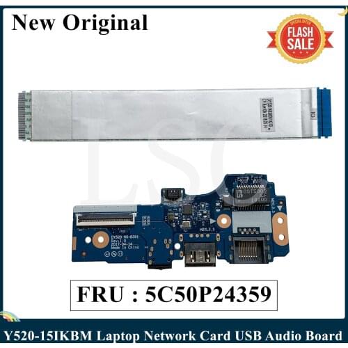 LSC New Original For Lenovo Legion Y520-15IKBM Laptop Network Card USB Audio Board With Cable DY520 NS-B391 FRU 5C50P24359