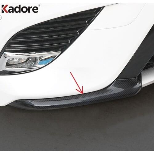 For Toyota Camry 70 SE XSE 2018 2019 2020 Chrome Front Bumper Corner Cover Trim Decoration Strip Car Styling Accessories 2pcs