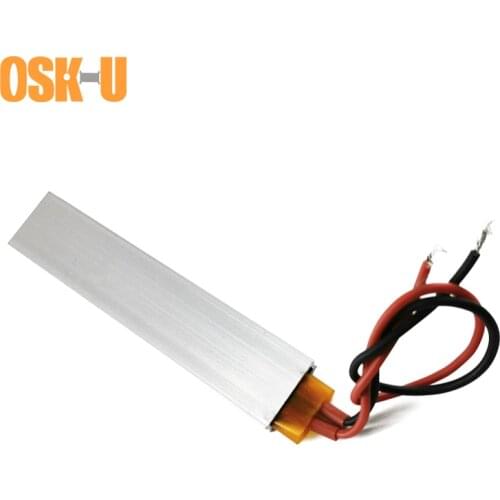 Thermostatic PTC Heater Element 220V 100x21x5mm Electric Heater Plate 170/200/230/270C PTC Heating Element for Incubator