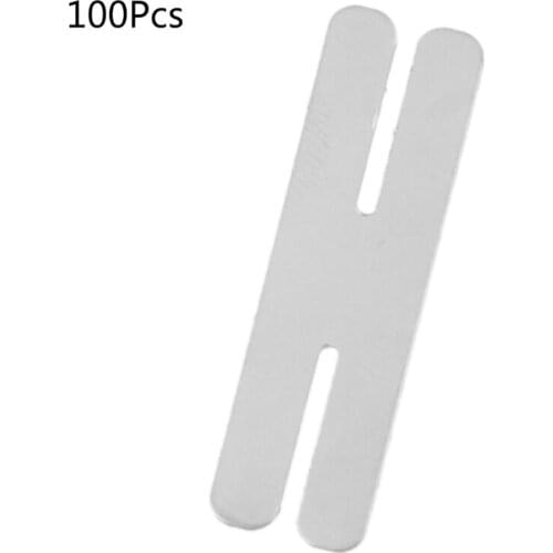 100pcs 0.15*8*28 Nickel Plated Steel Strip Strap Sheets for Battery Spot Welding Machine Welder Washers 19QB