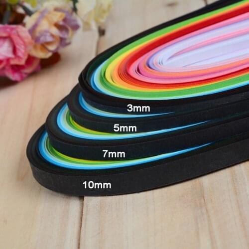 260 Stripes 3-10mm 26 Colors Quilling Tools DIY Decoration Pressure Relief Gift Origami Paper Craft Tool Papier