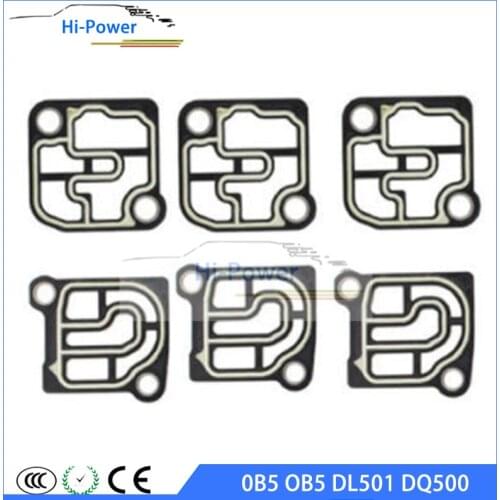 6 pcs DSG 7-speed auto transmission 0B5 OB5 DL501 DQ500 VFS clutch solenoid gasket filter fit for A4 A5 A6 A7 Q5 DSG