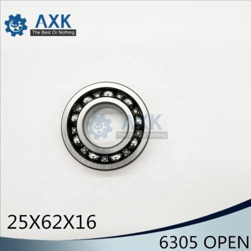 6305 OPEN Non-standard ball bearing 25*62*16 mm ABEC-3 P6 ( 1 PC ) For Motorcycles Engine Crankshaft Without Grease