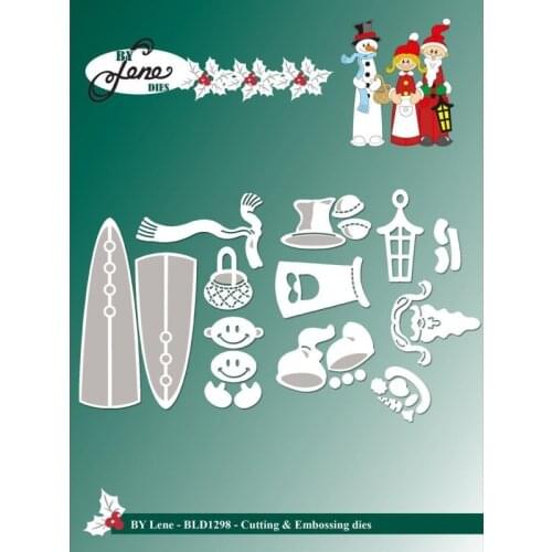 AliliArts Metal Cutting Dies Snowman & Santa Claus diy Scrapbooking Photo Album Decorative Embossing PaperCard Crafts Die 2020