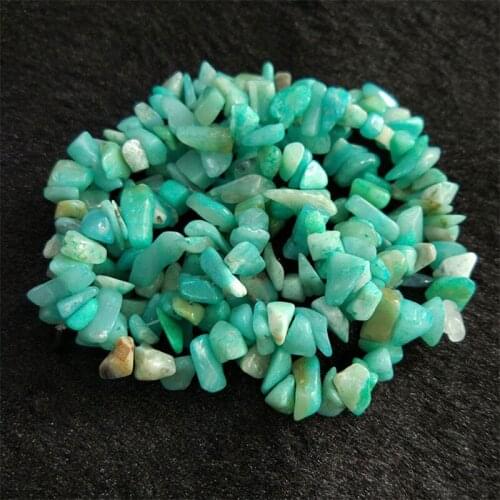 3-5x6-8mm Blue Amazonite Beads Natural Freeform Chips Beads For Jewelry Making Beads 32'' Needlework DIY Beads Bracelets Trinket
