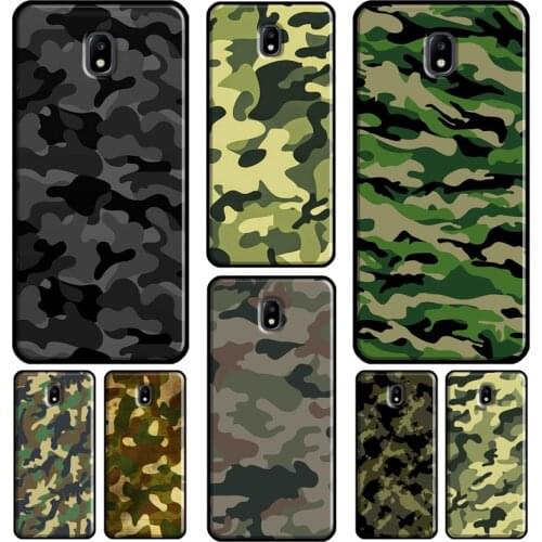 Military Camouflage Pattern For Samsung Galaxy J1 J3 J4 J5 J6 J7 2016 2017 A3 A5 A6 A8 A9 J2 Core J8 2018 Phone Case