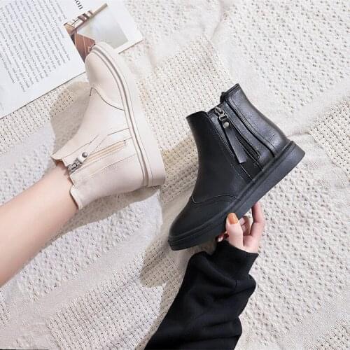 Children Snow Boots Thickening Cotton 2019 Autumn Shoes Boys Girls Boots Waterproof Kids Leather Boots Non-slip Ankle Fashion
