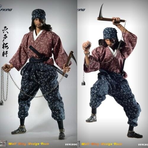 NEW WOLFKING WK89011A 1/6 Soldier Japanese Samurai Anato Umeken 12-inch Action Figure IN stock